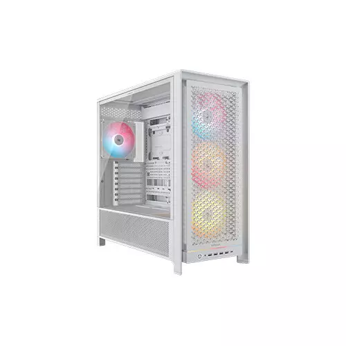 Corsair Frame 5000D RS ARGB High-Airflow Mid-Tower PC Case - White