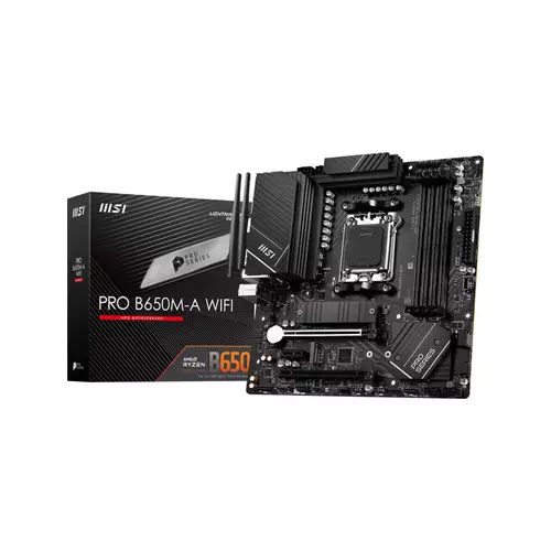 MSI PRO B650M-A WIFI AM5 MICRO-ATX MOTHERBOARD