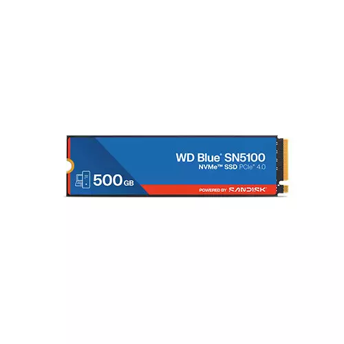 Sandisk WD Blue SN5100 500GB M.2 2280 NVMe PCIe Gen 4.0 SSD