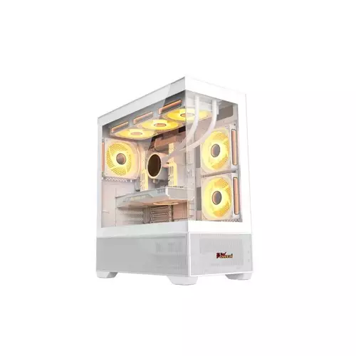 PC Power ICE TOWER PP-GS400 Gaming Desktop Case White