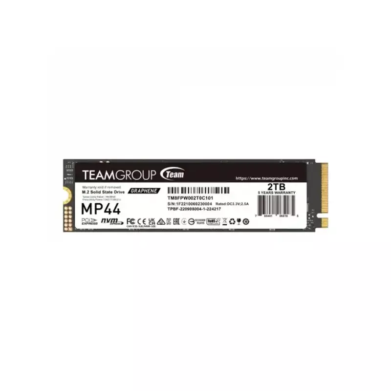TEAM MP44 2TB M.2 PCIE GEN4 NVME INTERNAL SSD