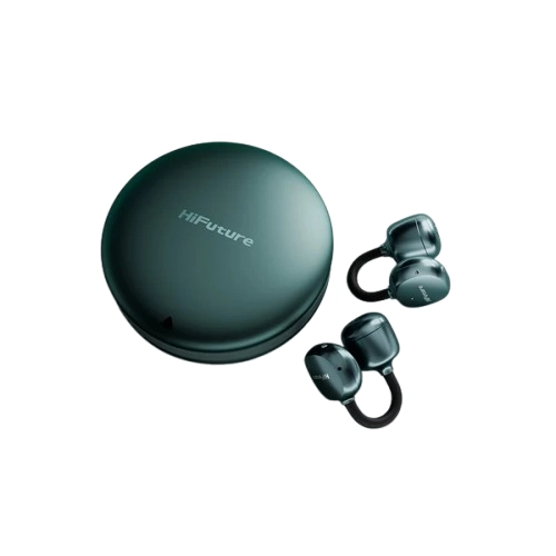 Hifuture NexClip Premium Clip-Ear Headphone (Dark Green)