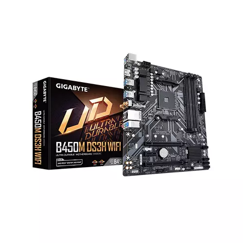 Gigabyte B450M DS3H AM4 AMD Micro ATX Motherboard