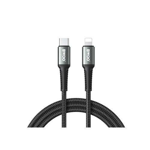 BWOO BO-X288C-L 2M PD 27W USB-C to Lightning Fast Charging Cable