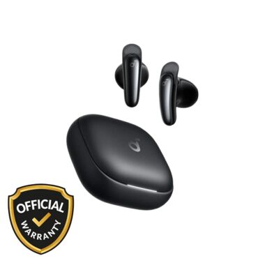 Anker Liberty Wireless Semi-in-Ear ANC Earbuds- Black