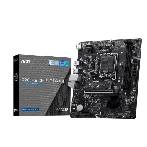 MSI PRO H610M-S DDR4 m-ATX Motherboard