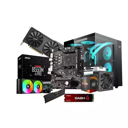 AMD RYZEN 7 5700X 8 CORE 16 B550M-A PRO 16GB RAM 512GB SSD Gaming PC