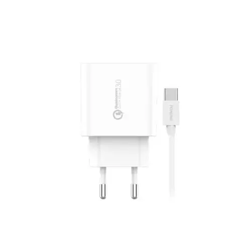 FONENG QC3 18W Fast Charger with Cable Type - C 6A