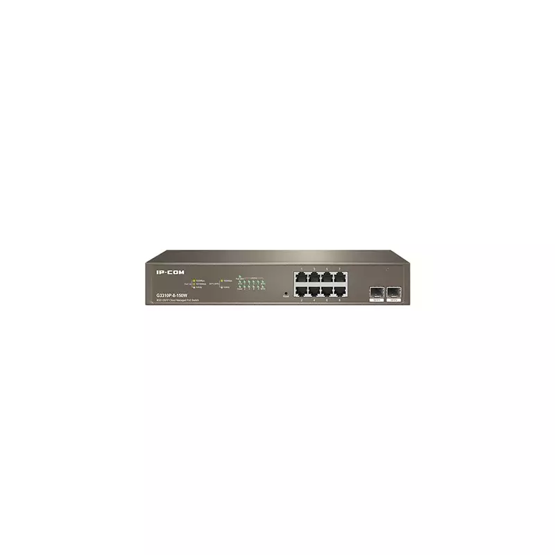 IP-COM G3310P-8-150W 8GE+2SFP Cloud Managed PoE Switch