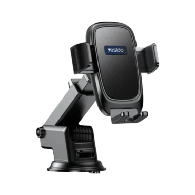 YESIDO C262 Suction Cup Car Phone Holder - Black