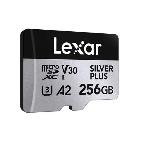 Lexar Professional SILVER PLUS 256GB UHS-I microSDXC Memory Card