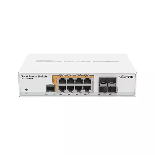 MIKROTIK CRS112-8P-4S-IN GIGABIT ETHERNET SMART SWITCH