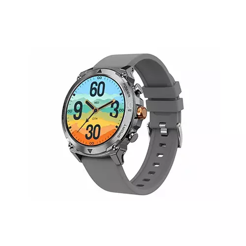 Blisbond Titan AMOLED Bluetooth Calling Smart Watch (Silver)