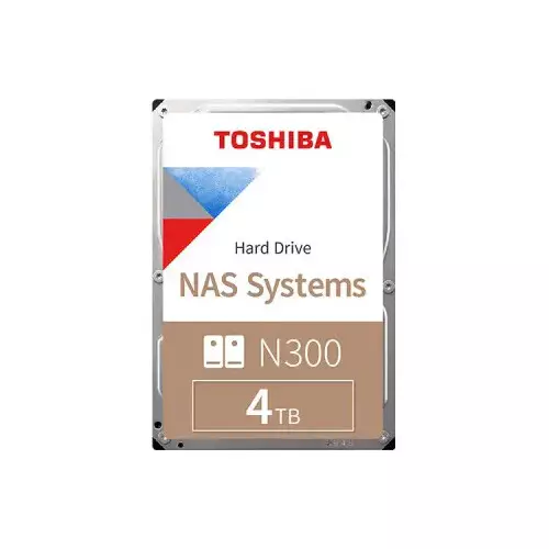 Toshiba N300 4TB 3.5 Inch SATA 7200RPM NAS Hard Disk Drive