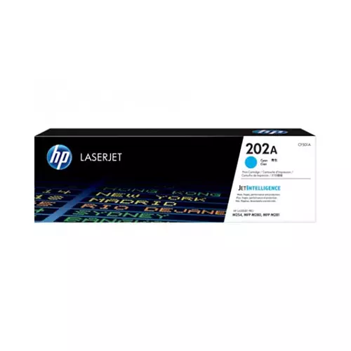 HP 202A Cyan Original LaserJet Toner Cartridge (Bundle With Full Set)