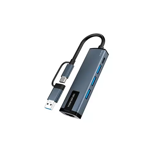 Yuanxin X-3518D 5 in 1 Multifunctional Type-C & USB Hub