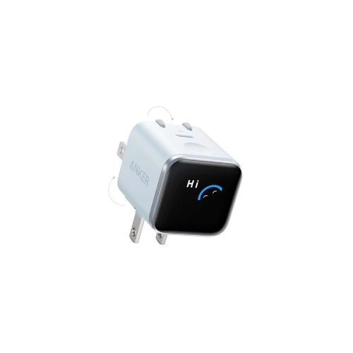 Anker Nano 45W Misty Blue Foldable Charger With Smart Display (Global Version)