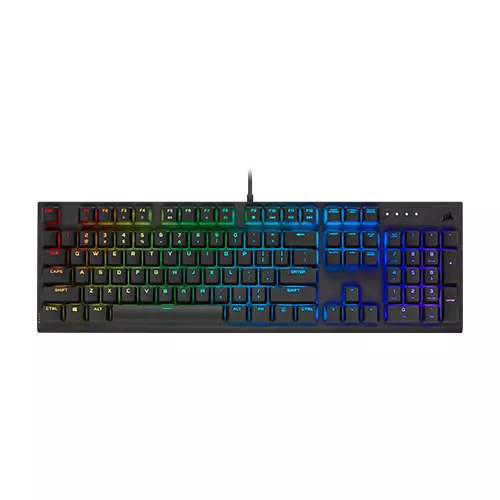 CORSAIR K60 RGB PRO CHERRY VIOLA Mechanical Gaming Keyboard (Black)