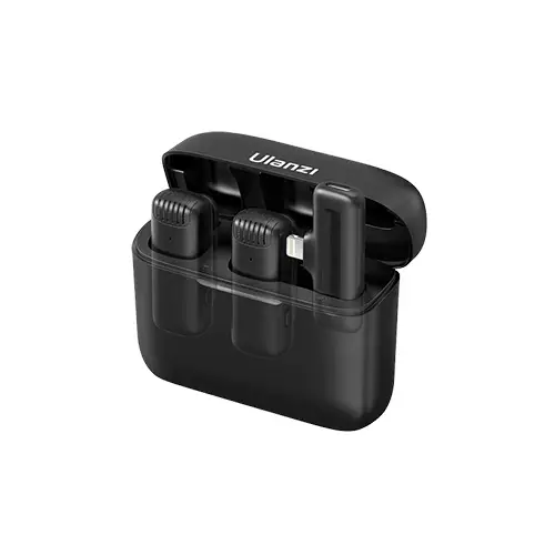 ULANZI J12 WIRELESS LAVALIER MICROPHONE SYSTEM With Charging Case For Type-C