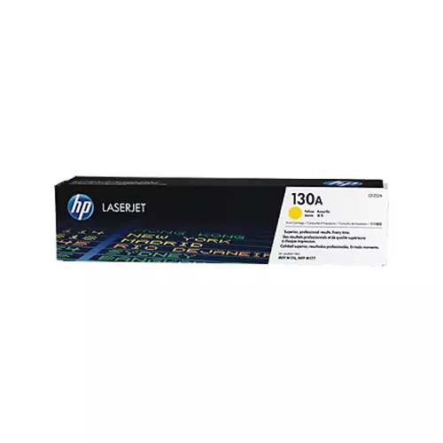HP 130A Yellow Original LaserJet Toner Cartridge (For CLJ M177FW MFP)