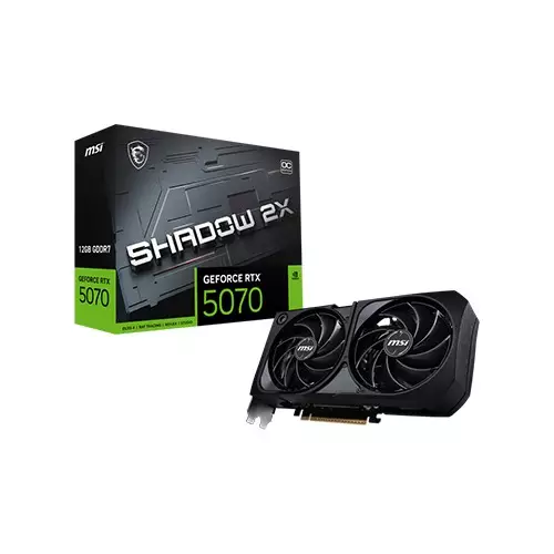 MSI GeForce RTX 5070 12G SHADOW 2X OC 12GB GDDR7 Graphics Card