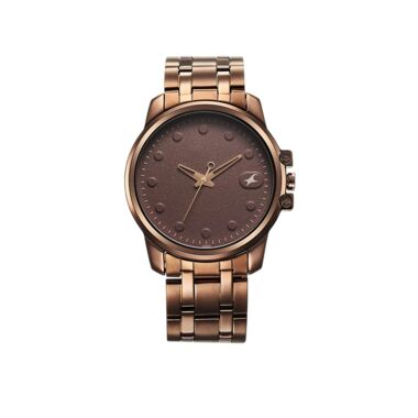 Fastrack Pulse Quartz Analog Brown Dial Men’s Watch (NU3314QM02)