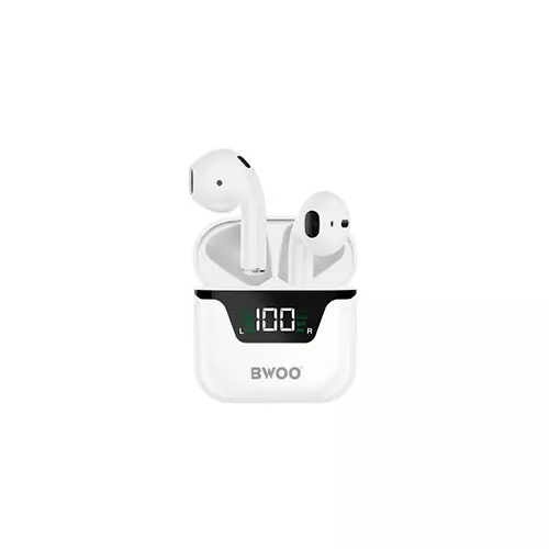 BWOO BO-BW50 Half-In-Ear with Digital Display Wireless Earbuds
