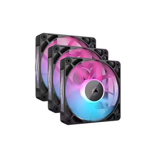Corsair iCUE LINK RX120 RGB 120mm PWM Fan Triple Starter Kit