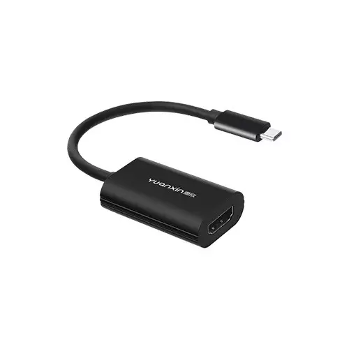 Yuanxin X-3186H Type-C Male to HDMI Female Black Converter # X-3186H