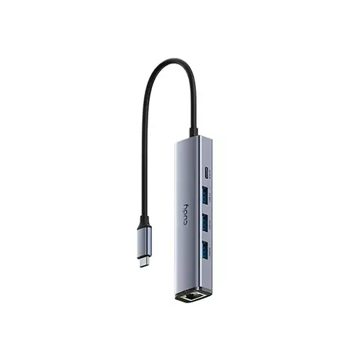 Cudy UH605 5-In-1 USB-C Hub with Gigabit Ethernet Port