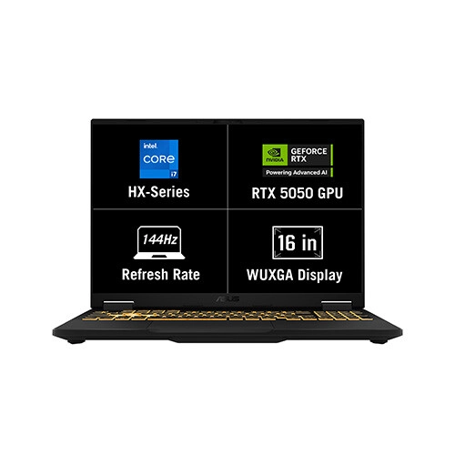 ASUS TUF Gaming F16 FX608JHI-TU256W Intel Core i7 14650HX 16GB RAM 1TB SSD 16-inch FHD Laptop with RTX 5050