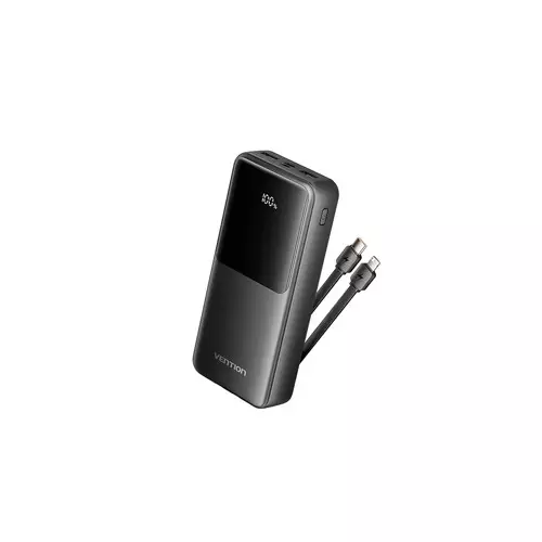 Vention FHPB0 20000mAh USB-C & Lightning Cables Power Bank