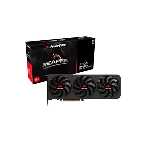 PowerColor Reaper AMD Radeon RX 9070 GRE GDDR6 12GB Graphics Card