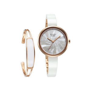 Titan Raga Memoirs 95253KD01 Quartz Analog Ceramic Strap Women’s Watch