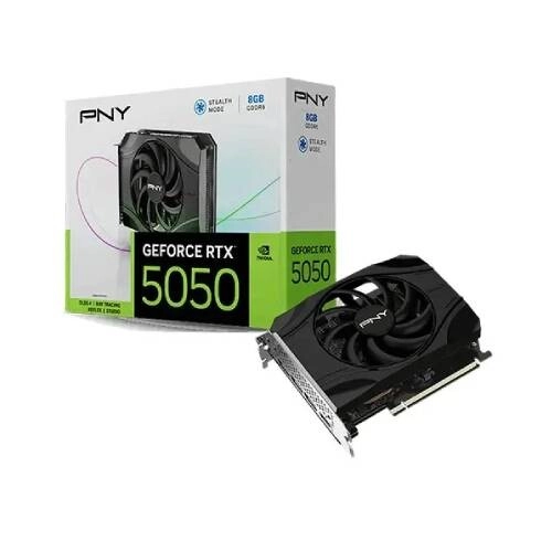 PNY GeForce RTX 5050 8GB Single Fan GDDR6 Graphics Card