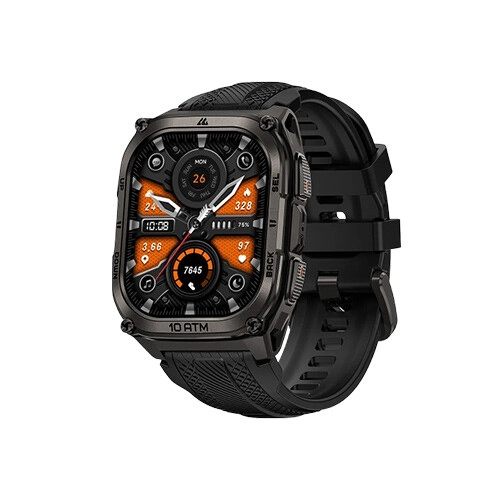 KOSPET TANK M4 1.96 Inch AMOLED Display Smartwatch (Black)