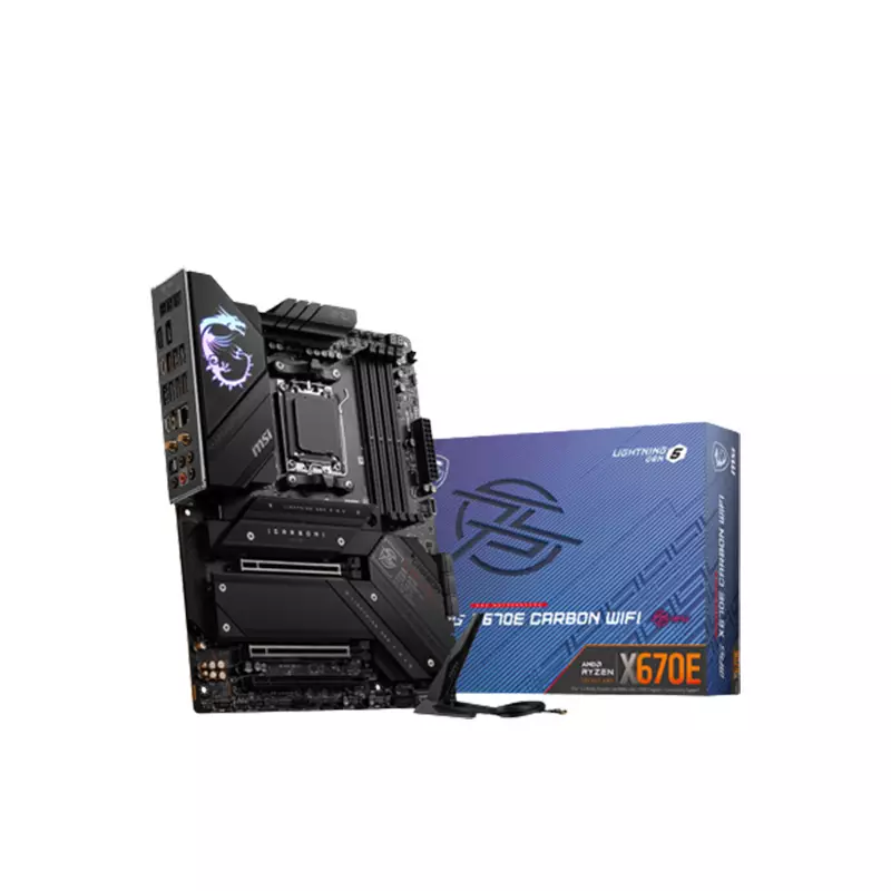 MSI MPG X670E CARBON WIFI AMD AM5 DDR5 ATX MOTHERBOARD