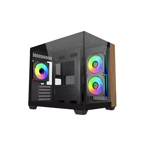 Cooler Master Elite 481 Wood Cabinet Case (Black)
