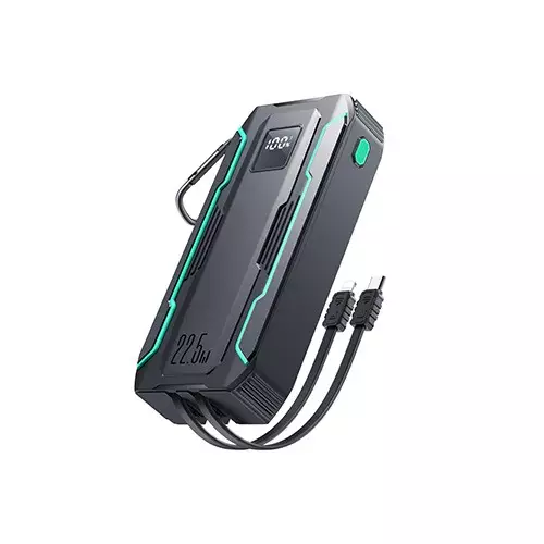 Joyroom JR-L017 22.5W 10000mAh Dual Cables Power Bank - Black