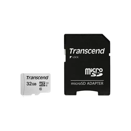 Transcend 32GB UHS-I U1 Micro SD Memory Card with Adapter