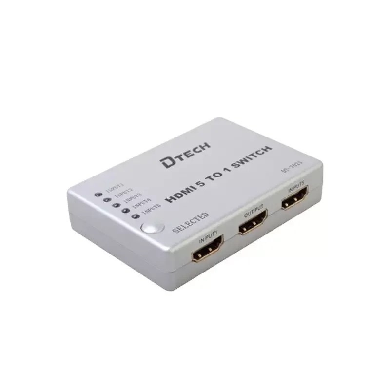 Dtech DT-7021 5 In 1 HDMI Switch