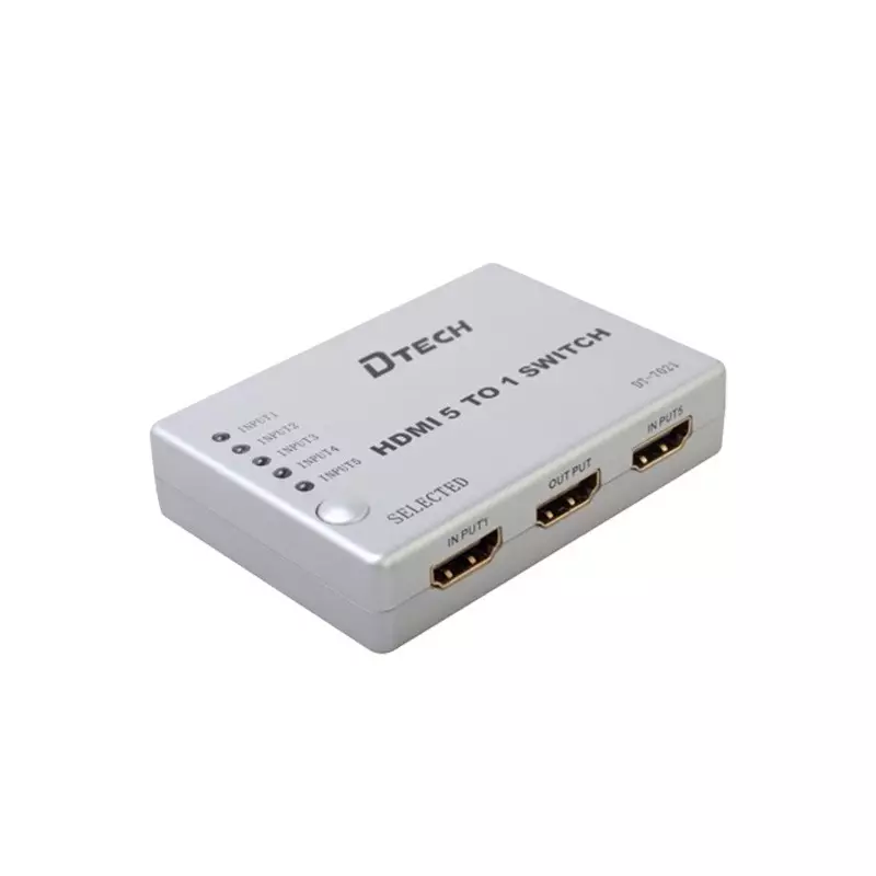 Dtech DT-7021 5 In 1 HDMI Switch