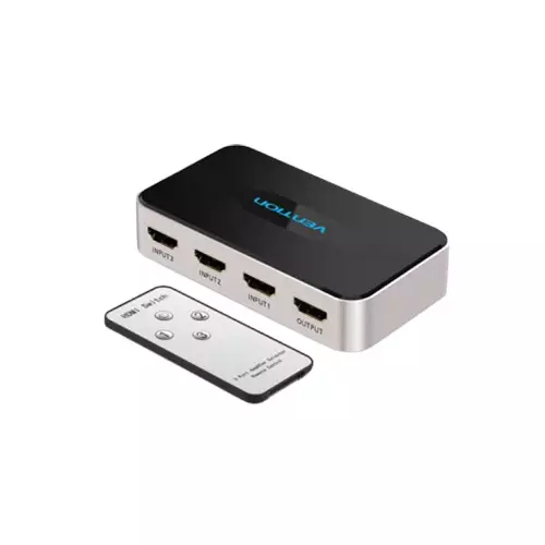 VENTION AFFH0 3 In 1 Out 4K HDMI Switcher (Gray)