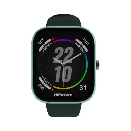 HiFuture Lume 1.85 Inch Green Smart Watch