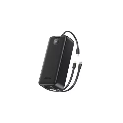 FONENG 30000mAh 22.5W Fast Charging Power Bank with Built-In 3 Cables (PX108)