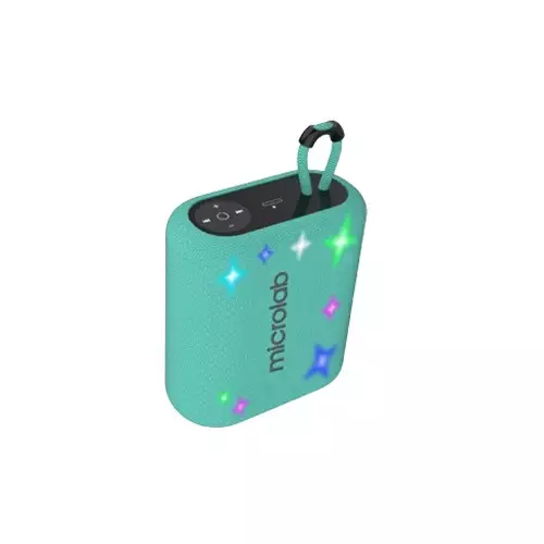Microlab Twinkle Star 1 Mini Bluetooth Portable Speaker (Green)