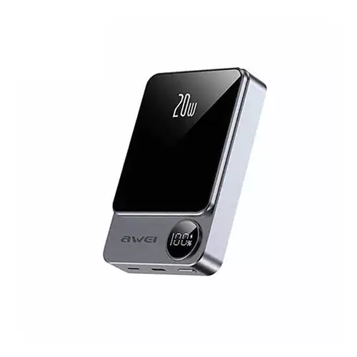 Awei 20W PD 10000mAh Magnetic Wireless Power Bank (P39K)