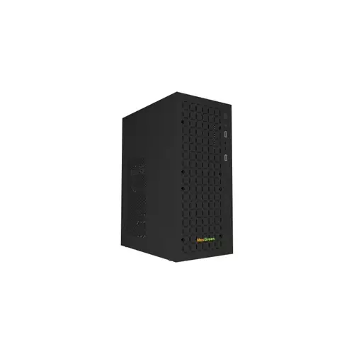MaxGreen H6 Mid-Tower M-ATX Gaming Case with PSU