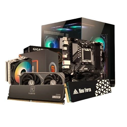 AMD RYZEN 5 7500F GIGABYTE B650M K GAMING 16GB RAM 500GB SSD Gaming PC