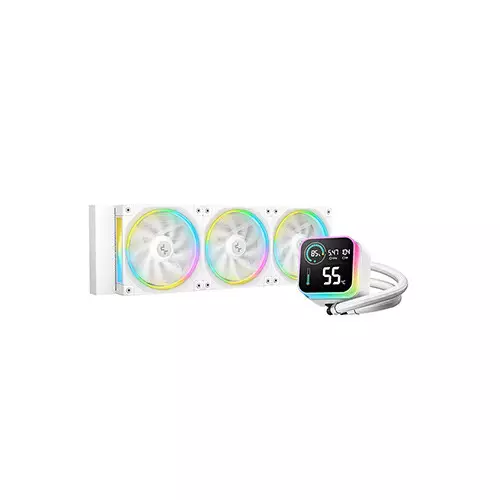 Deepcool LQ360 LED Digital Display CPU Cooler (White)